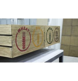 Wooden bar signs