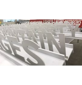 Dimensional PVC Letters