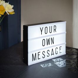 letter Cinematic led Lightbox