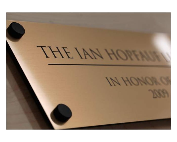Engraved Metal Plaques Cast Brass Personalized Signs Long Lasting